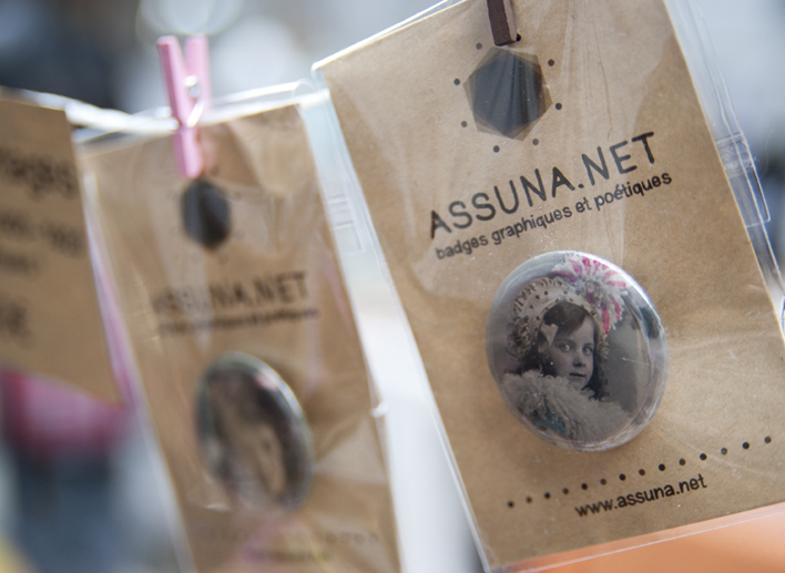 Mes badges vintages au Free Market de Paname Mes badges vintages au Free Market de Paname