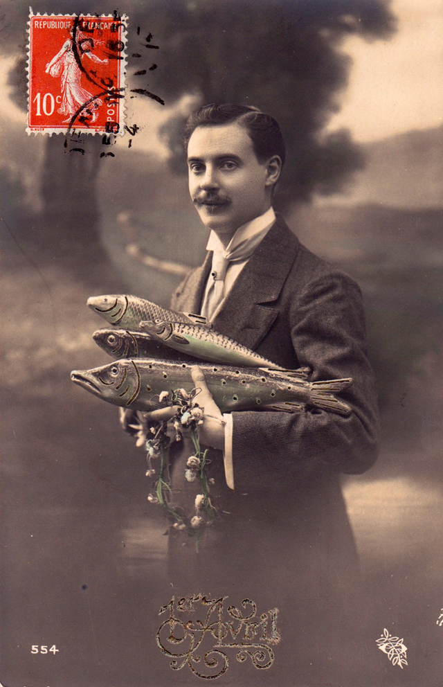 1er Avril carte ancienne