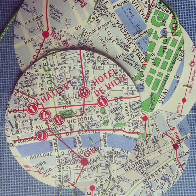 assuna instagram guirlande vintage plan paris Guirlande Assuna à partir de plans de Paris vintages sur Instagram