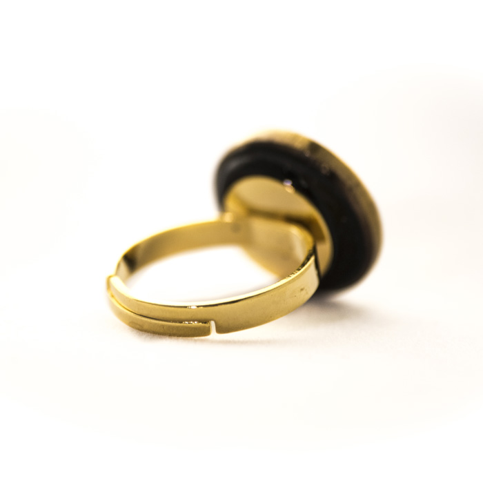 Small Golden Apolline ring