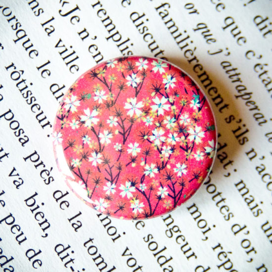 Badge Sakura Fuchsia 1