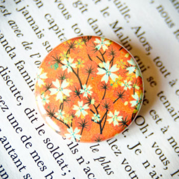 Badge Sakura Orange 2