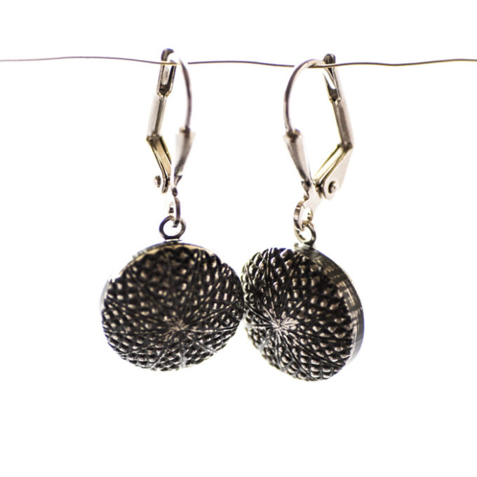 Boucles d'oreilles dormeuses Victoire argentées
