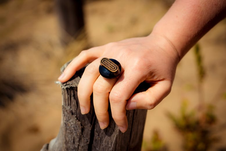 Bague Georgette doré – Look