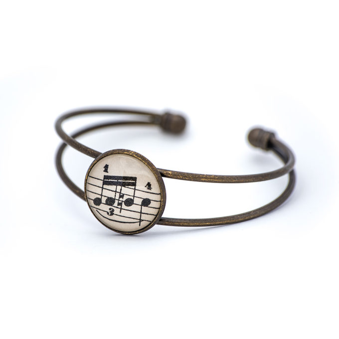 Bracelet partition musique triple croche
