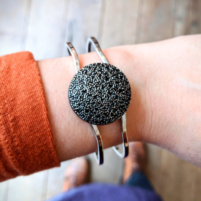Bracelet vintage Esmée argenté – look